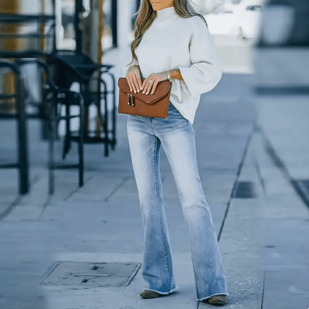 Amelie | Damen Jeans im klassischen Hochbund-Schnitt