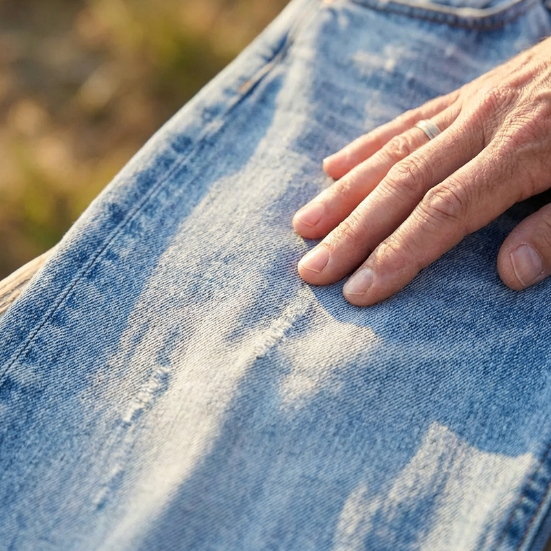 Ida | Damen Jeans kurz im klassischen Retro-Stil