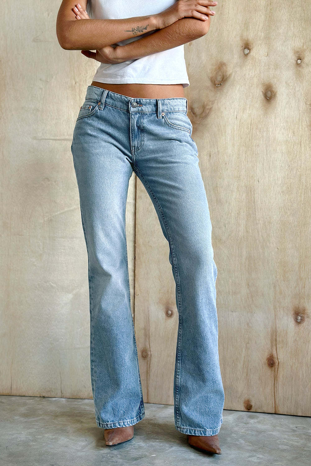 Helena | Damen Jeans mit Schlag für den Alltag