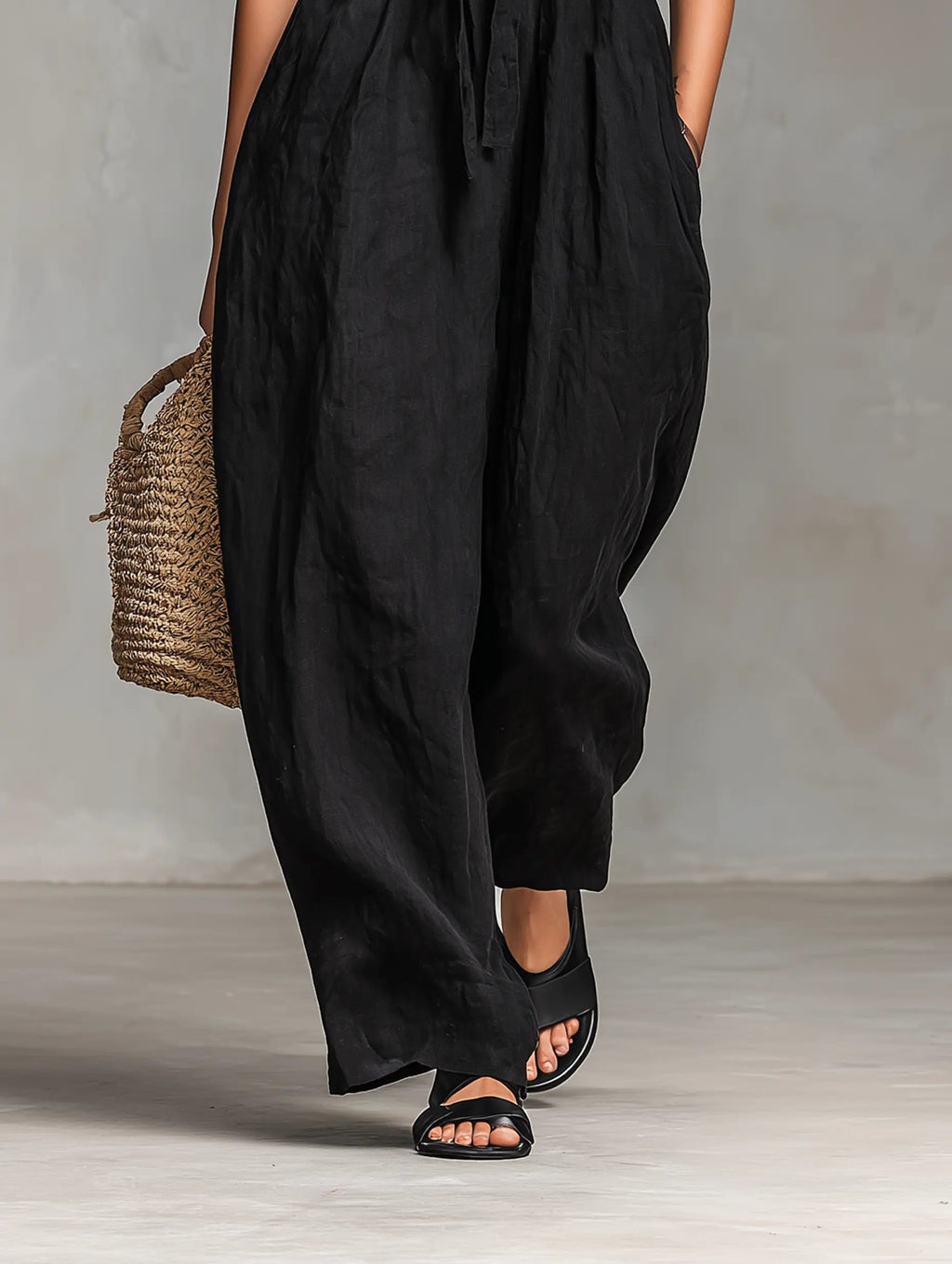 Lena | Damen Jumpsuit Leinen für den Sommer
