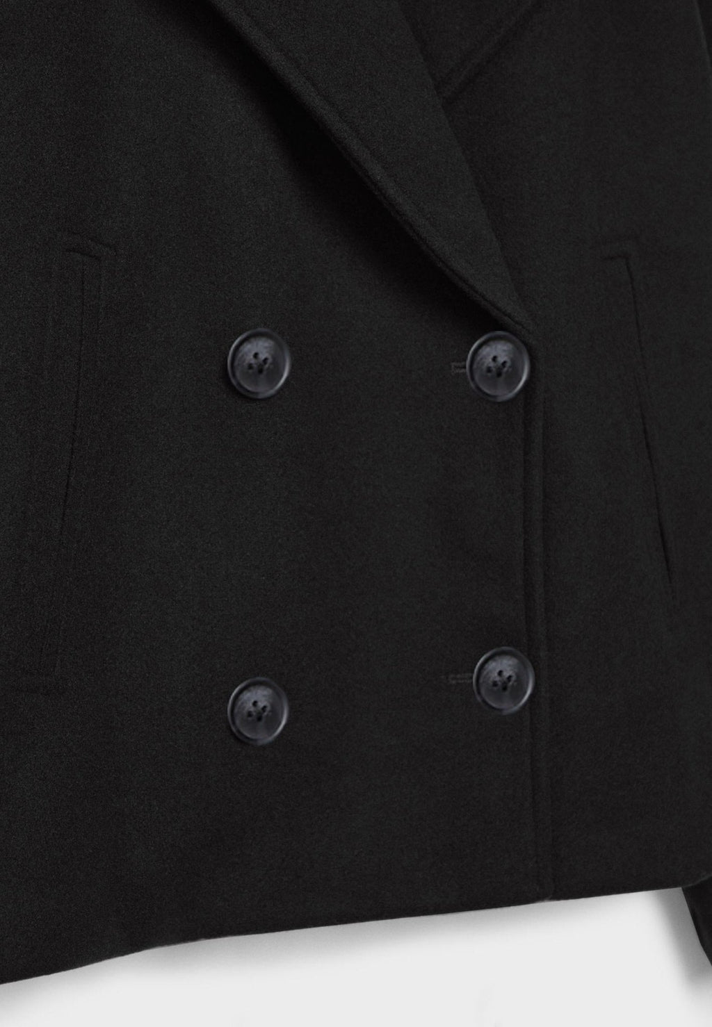Nina | Damen Klassische Woll-Jacke mit Doppelreiher-Design