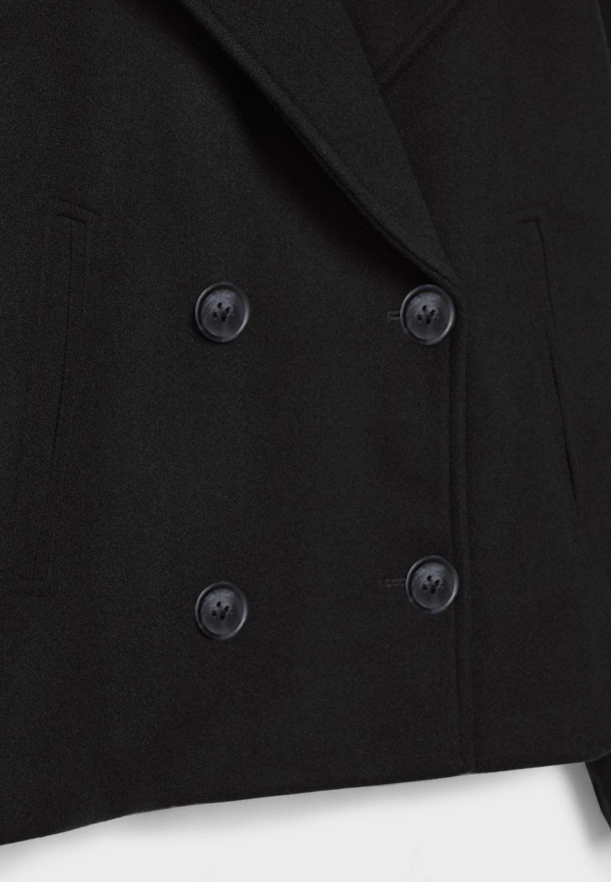 Nina | Damen Klassische Woll-Jacke mit Doppelreiher-Design