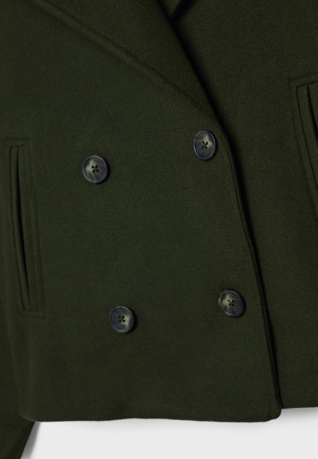 Nina | Damen Klassische Woll-Jacke mit Doppelreiher-Design