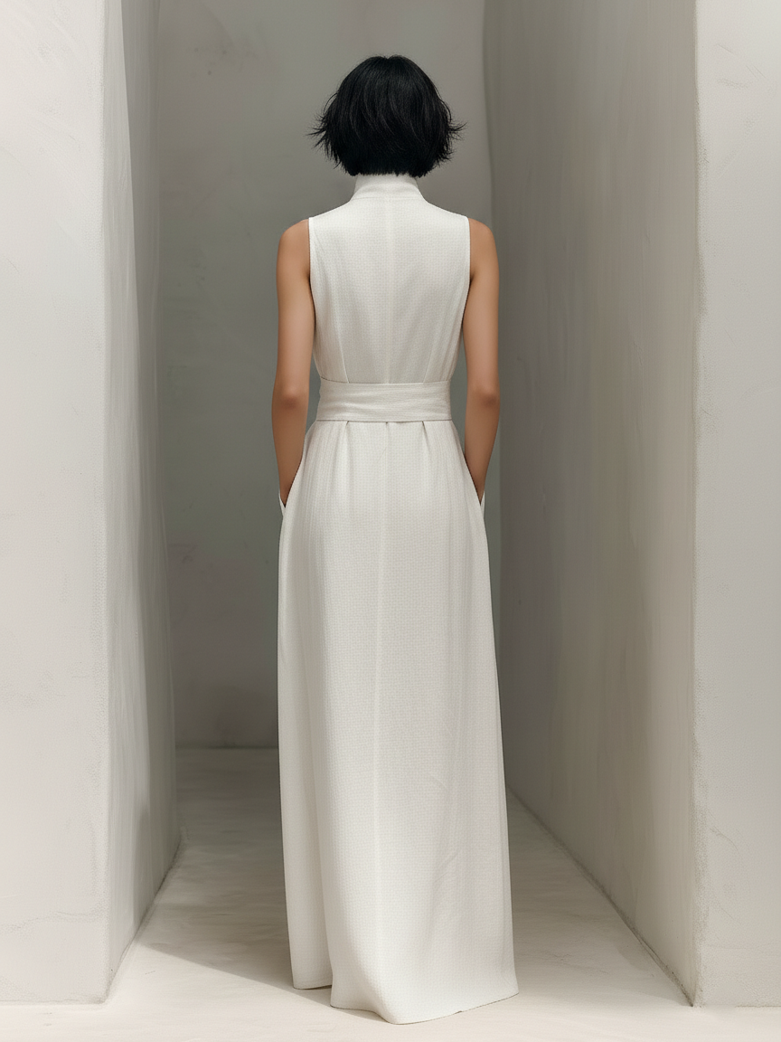 Pauline | Damen Klassisches Hochzeitsgast Kleid in Maxilänge