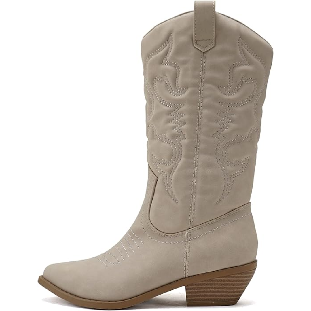 Isabella | Damen kniehohe Western-Stiefel