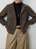 Johanna | Damen Kurze Jacke im Tweed-Stil für Herbst