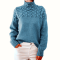 Clara | Damen Kuschel-Rollkragen Pullover zum Schichten