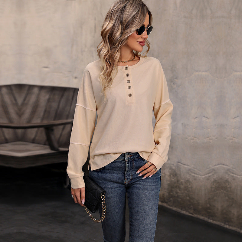 Pauline | Damen Langarm Bluse für den Alltag