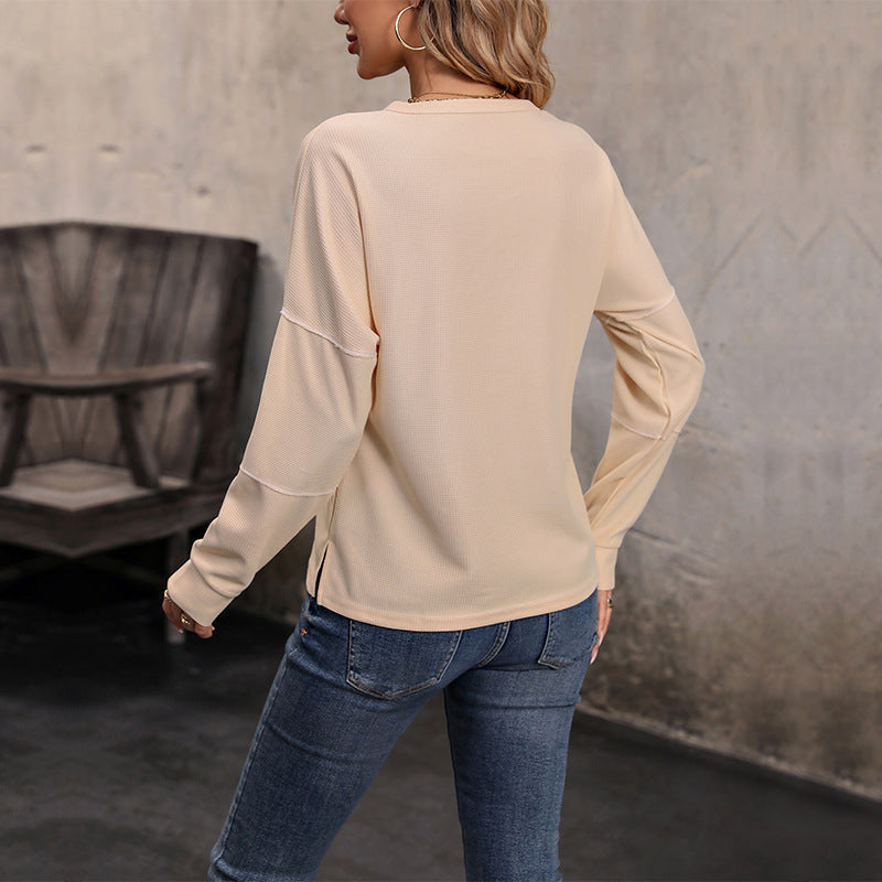 Pauline | Damen Langarm Bluse für den Alltag