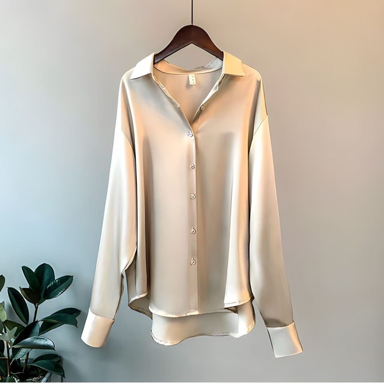 Samuel | Damen Langarm-Bluse im Vintage-Stil