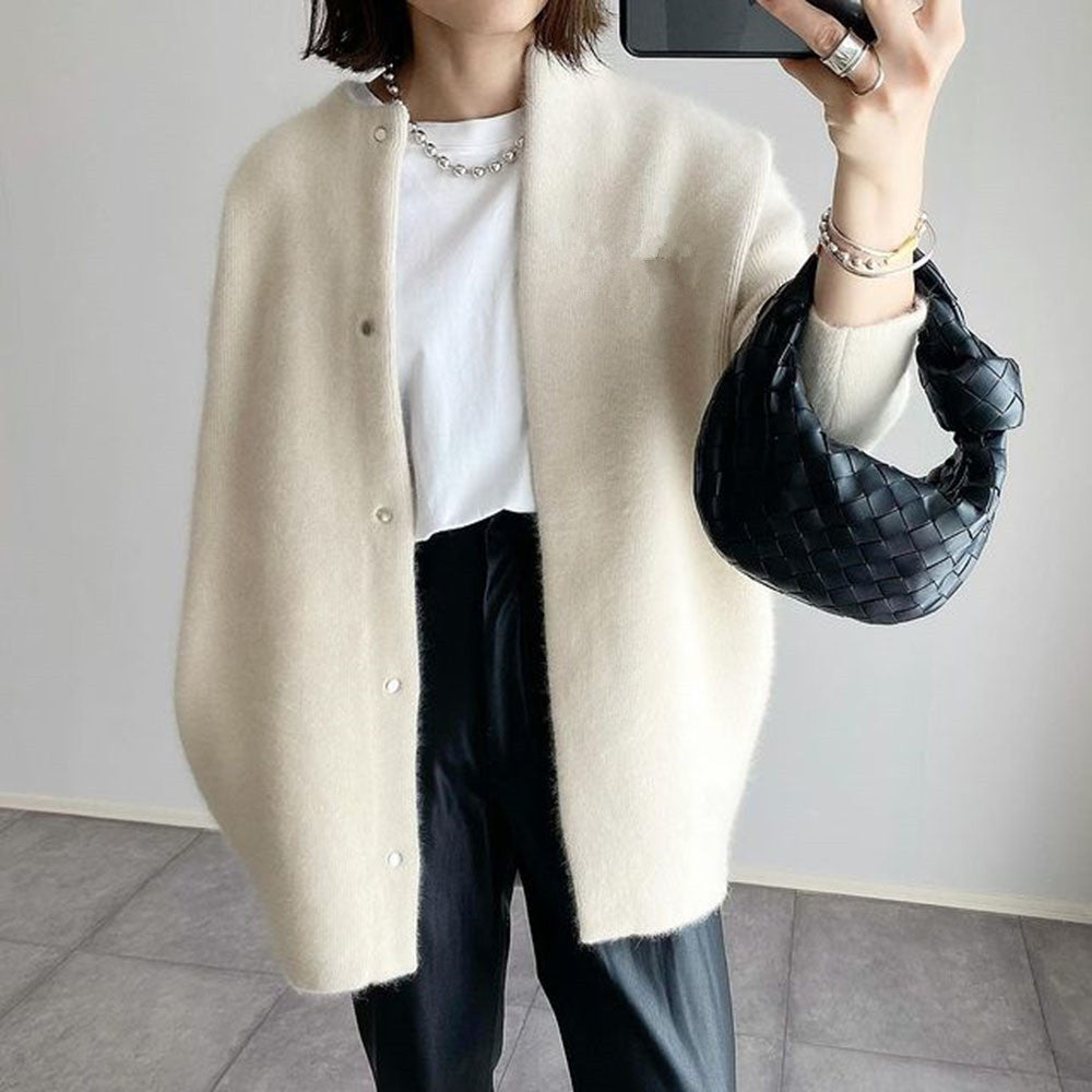 Alina | Damen lange Strickjacke für Alltag