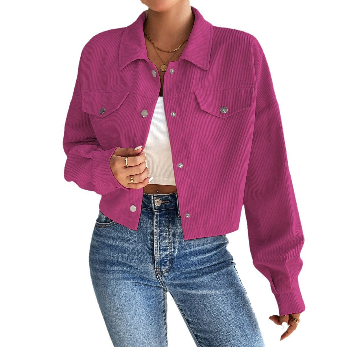 Alina | Damen Lässige Jacke für den Alltag