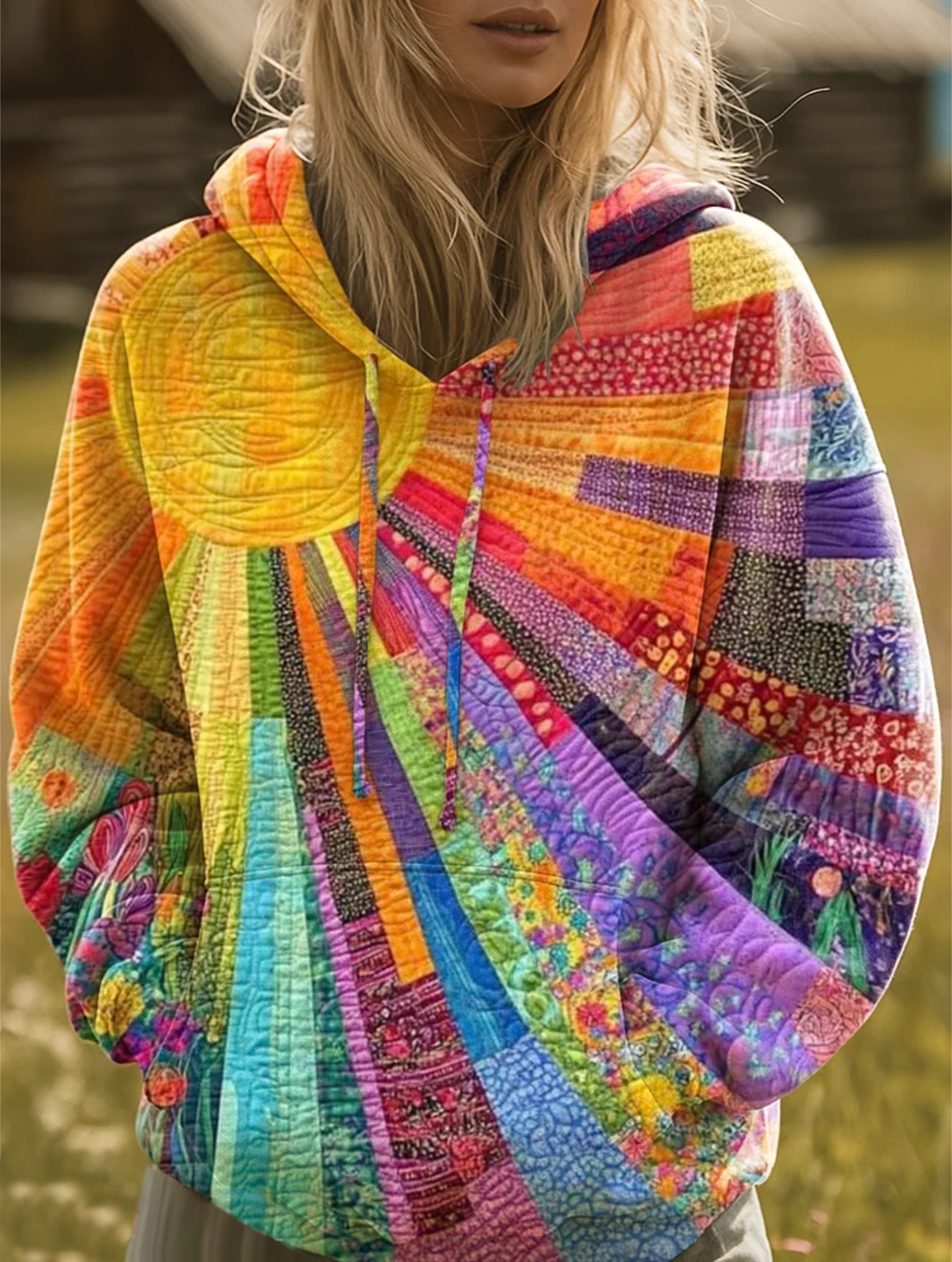 Greta | Damen Lässiger Boho Pullover