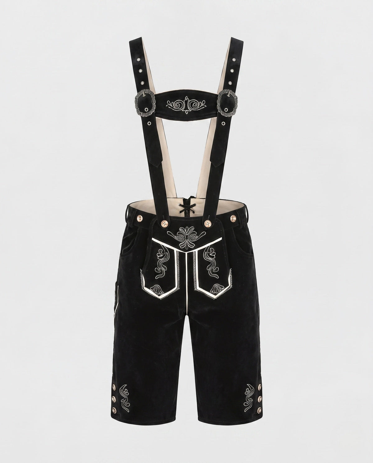 Laura | Damen Lederhose zum Oktoberfest im Trachten-Stil