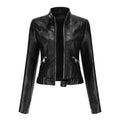 Marlene | Damen Lederjacke für den Herbst mit Gürtel