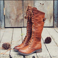 Ida | Damen Lederstiefel im Reitstil