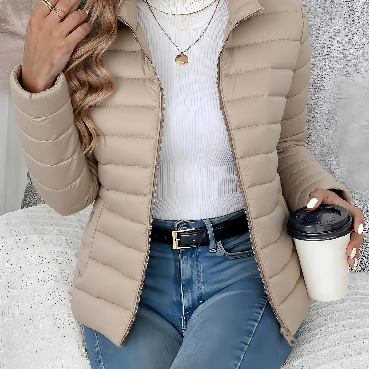Mia | Damen Leichte Steppjacke
