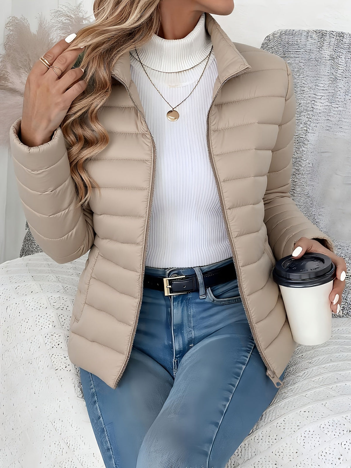 Mia | Damen Leichte Steppjacke