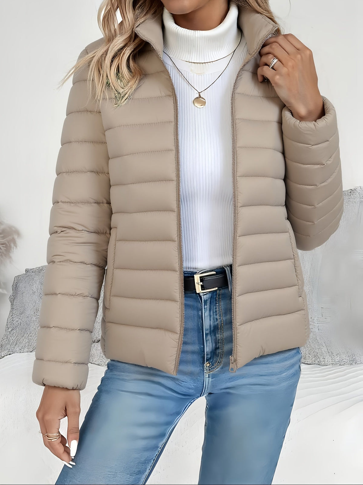 Mia | Damen Leichte Steppjacke