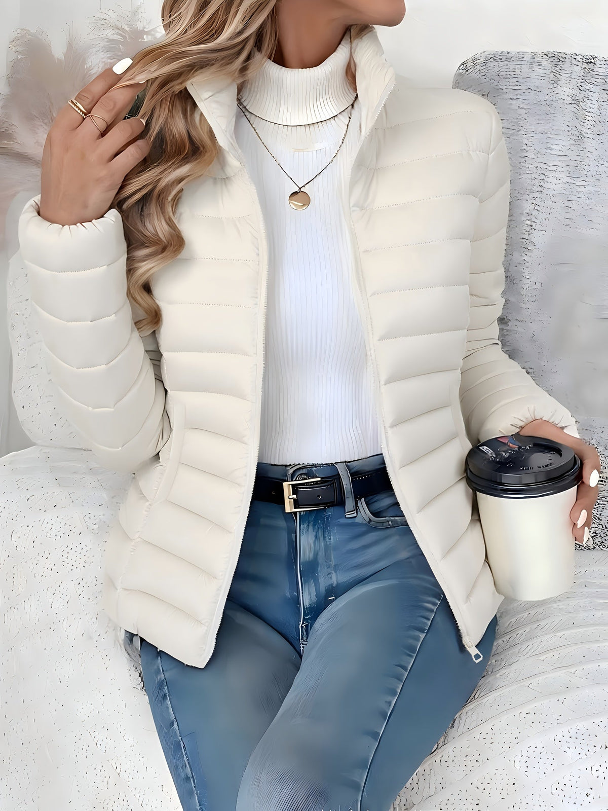 Mia | Damen Leichte Steppjacke