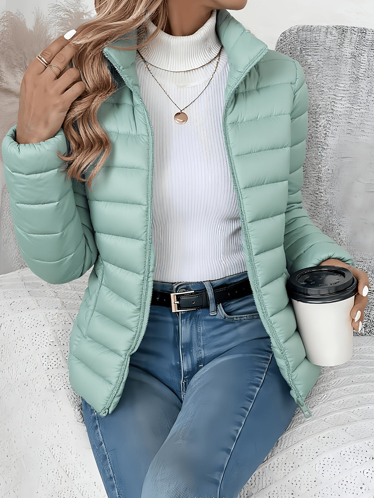 Mia | Damen Leichte Steppjacke