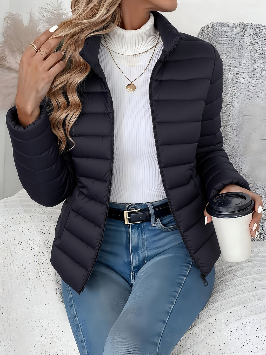 Mia | Damen Leichte Steppjacke