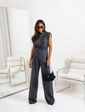 Amelie | Damen Leichtes Zweiteiliges Polyester Set