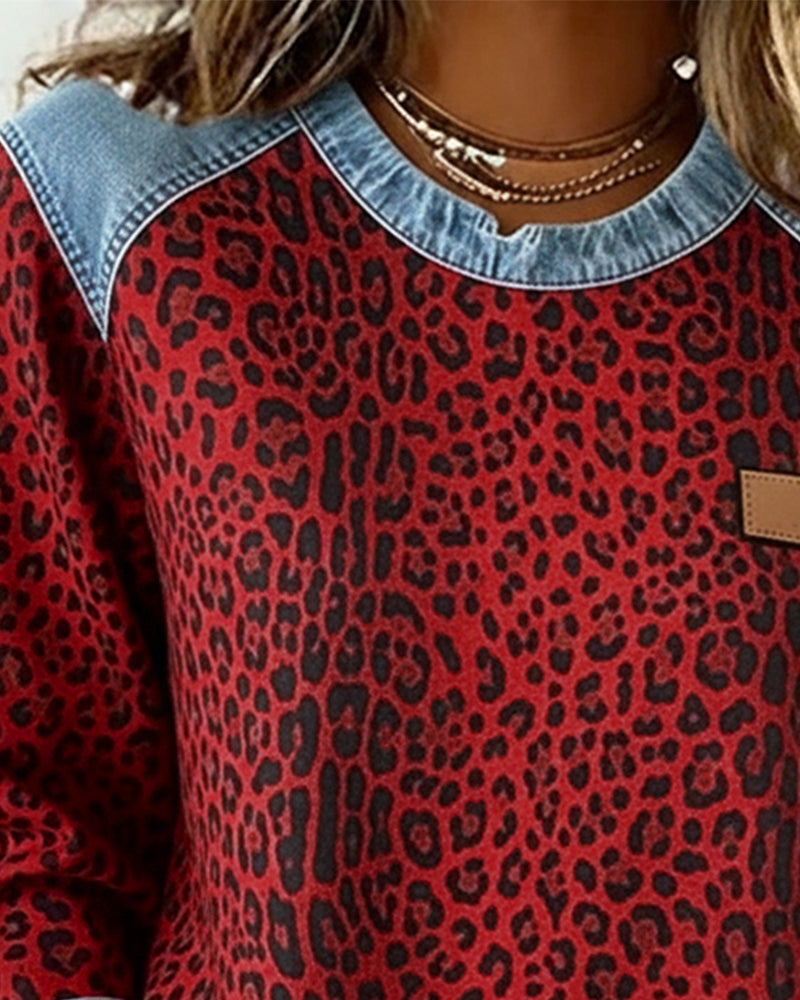 Isabella | Damen Leopard Pullover für Herbst