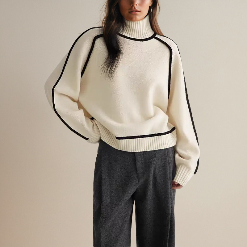 Katharina | Damen Lockerer Pullover für Alltag und Freizeit