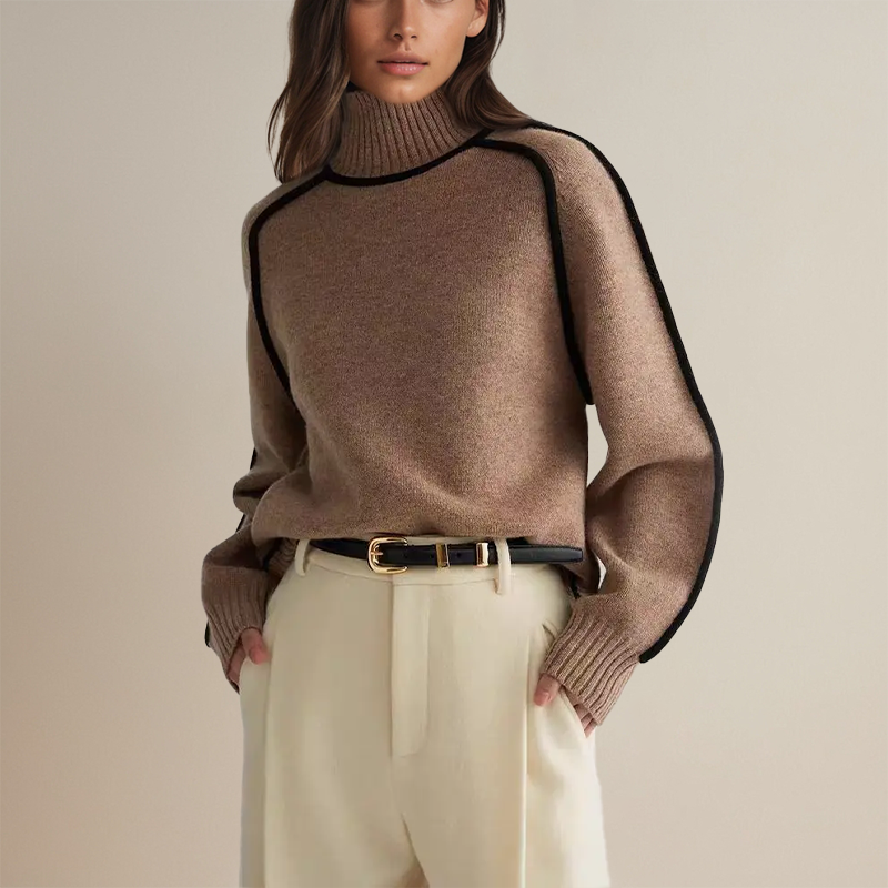 Katharina | Damen Lockerer Pullover für Alltag und Freizeit