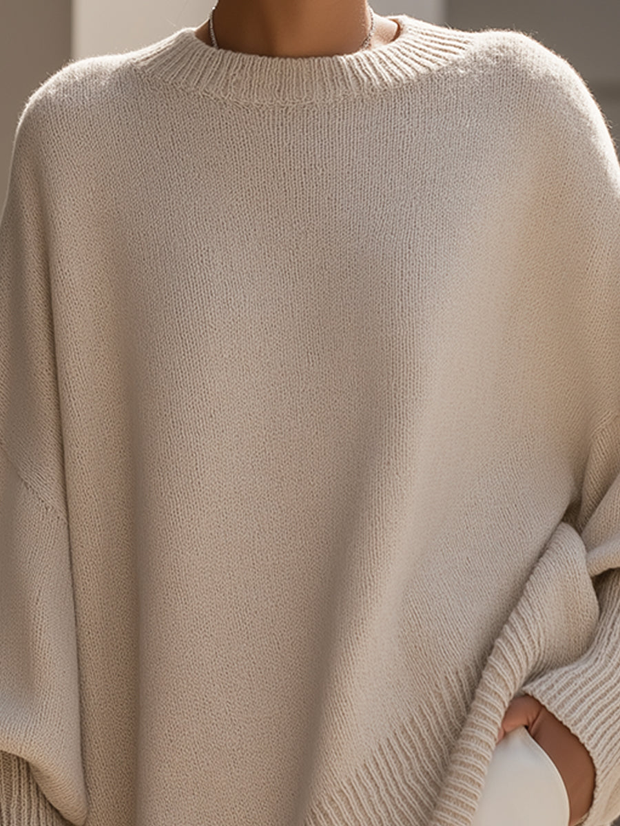 Elisa | Damen Lockerer Pullover für den Alltag