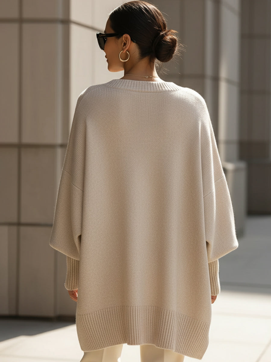 Elisa | Damen Lockerer Pullover für den Alltag