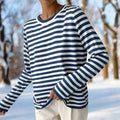 Leni | Damen Maritimes Langarmshirt Gestreift