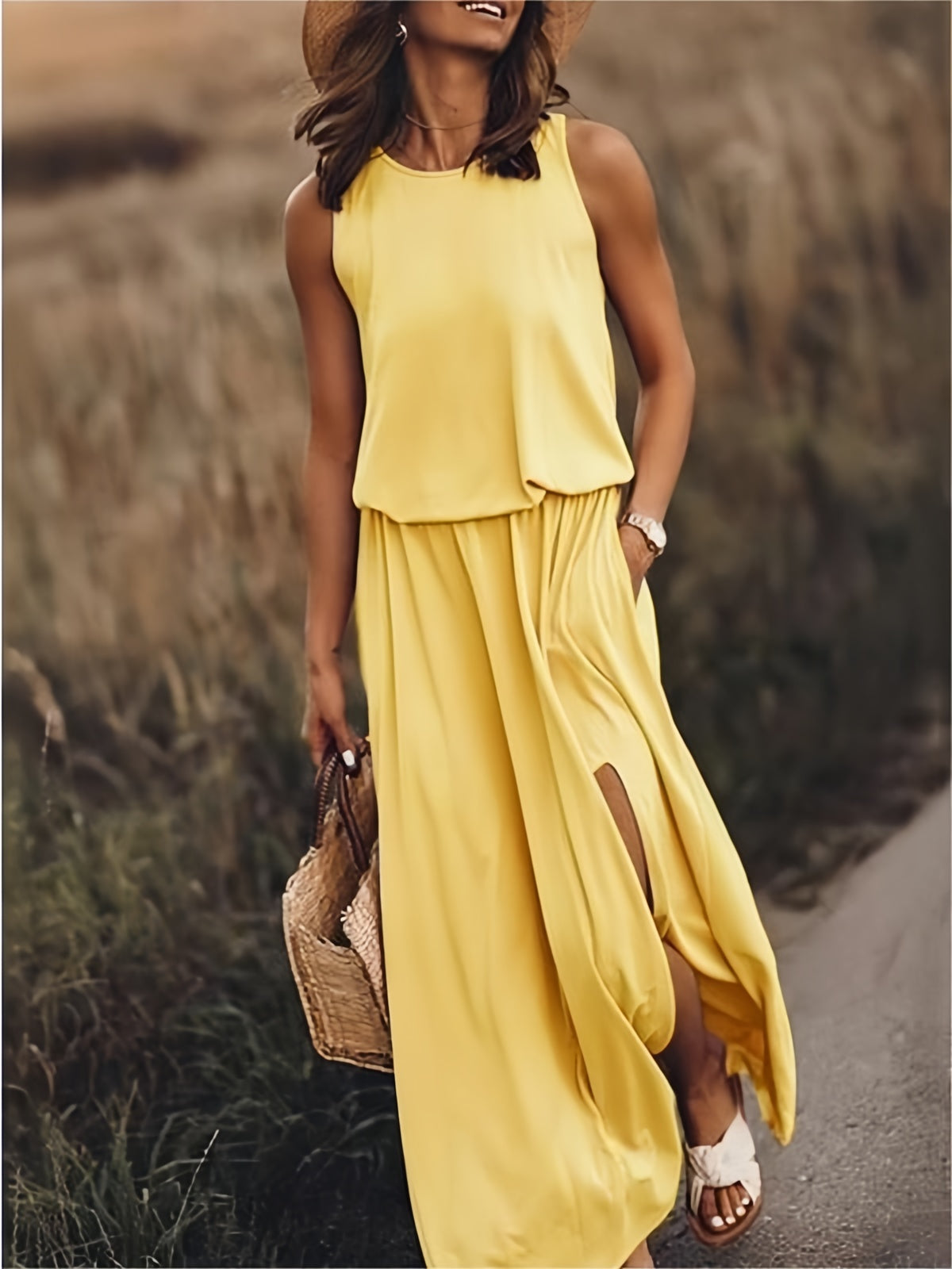 Lea | Damen Maxikleid im Boho-Stil für den Herbst