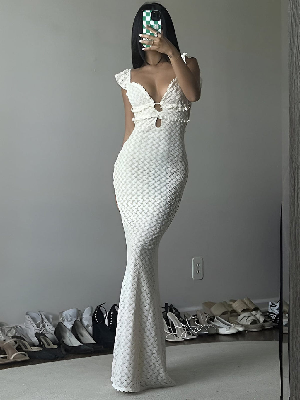 Fiona | Damen Maxikleid im Meerjungfrauenschnitt für Hochzeitsgäste