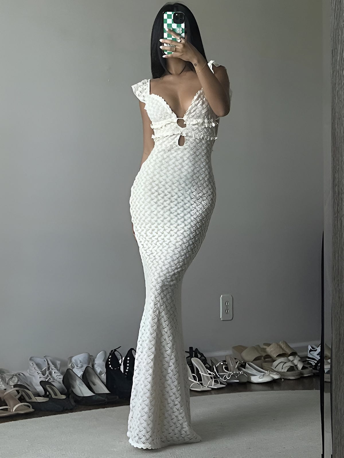 Fiona | Damen Maxikleid im Meerjungfrauenschnitt für Hochzeitsgäste