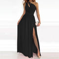 Matilda | Damen Maxikleid mit asymmetrischem Ausschnitt für Hochzeitsgäste