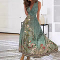 Elisa | Damen Maxikleid mit Blumendruck für Hochzeitsgäste