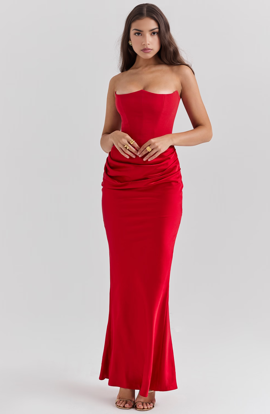 Amelie | Damen Midi-Cocktailkleid Retro für besondere Anlässe