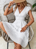 Laura | Damen Midi Sommerkleid im Boho-Stil