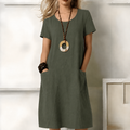 Marlene | Damen Midikleid im Boho-Stil für den Herbst