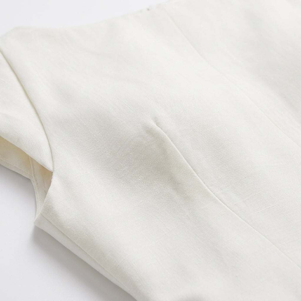 Anna | Damen Midikleid im klassischen Stil mit Puffärmeln für formale Hochzeitsgäste