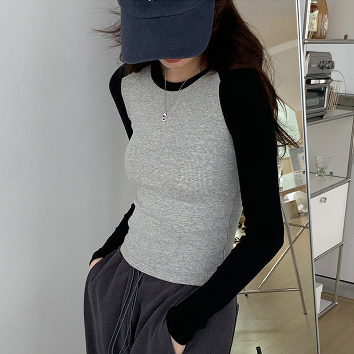 Pauline | Damen Mini Strickkleid mit Langarm für Herbst