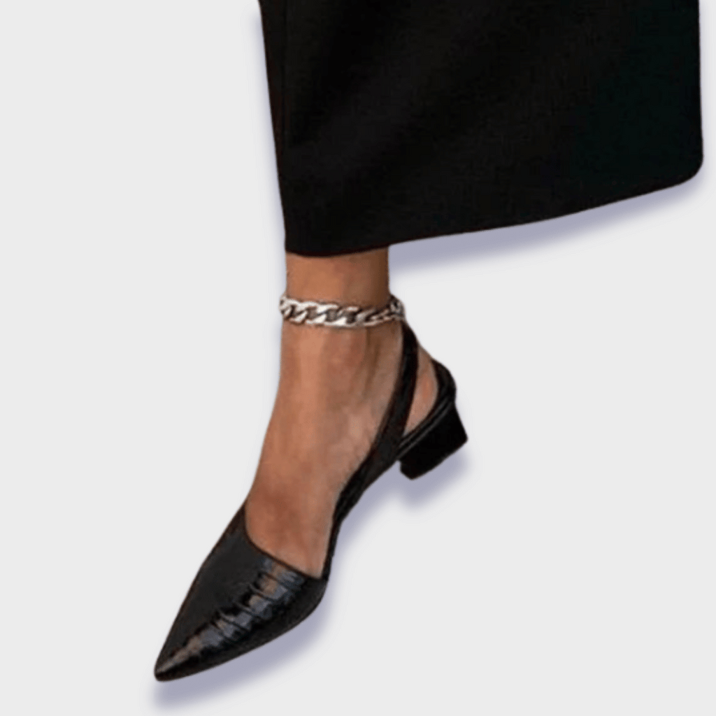 Mia | Damen Orthopädische Croco-Pumps