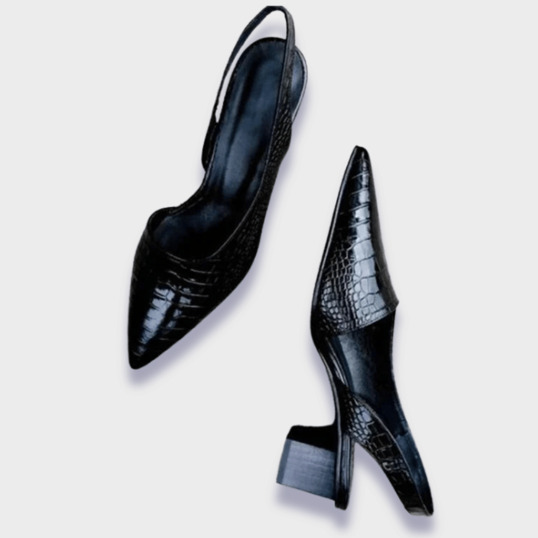 Mia | Damen Orthopädische Croco-Pumps