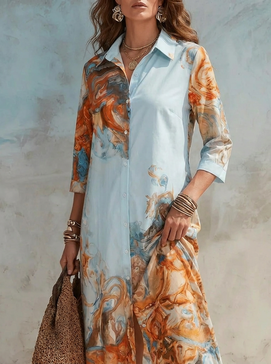 Hannah | Damen Paisley Maxikleid für festliche Anlässe