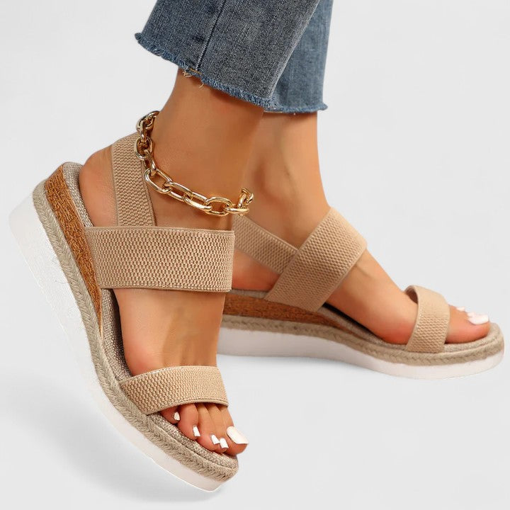 Pauline | Damen Plateau Sandalen für den Sommer