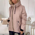 Marie | Damen Praktische Herbst-Jacke mit Kapuze