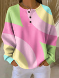 Helena | Damen Pullover mit Geometrie-Print