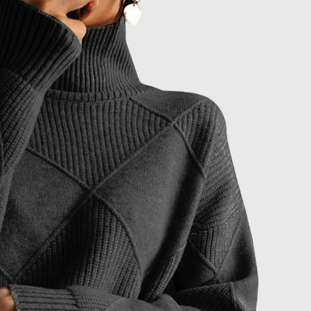 Nele | Damen Pullover mit geometrischem Muster für Herbst